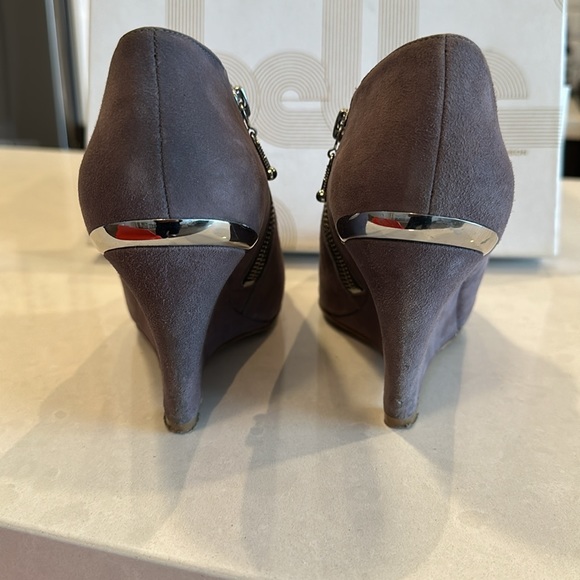 Sigerson Morrison taupe wedges - Picture 4 of 6